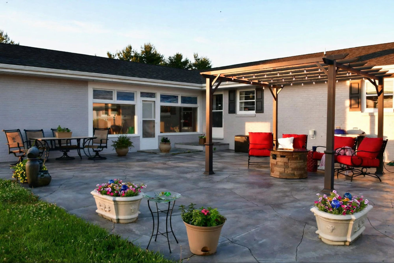 Concrete patio construction in Cupertino, CA